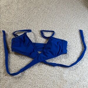 Blue Bikini Top